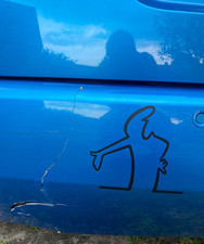 Aufkleber Roller Moped Auto La