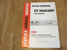 DDR Service-Anleitung SV 3000