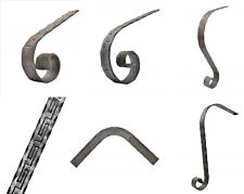 Handlauf-Endstück Treppe Geländer 40x6mm aus Schmiedeeisen gehämmert STAHLCO®