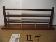 Original kleine 60er Lamellen Garderobe Wandgarderobe Panton Eames Hutablage alt