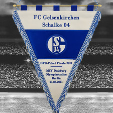 Wimpel Schalke 04 v MSV
