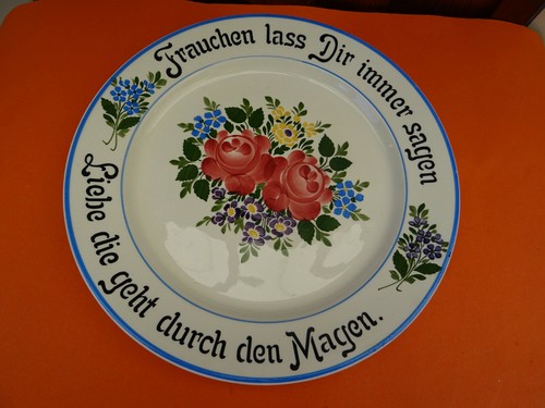 Rose spruchteller - rose,