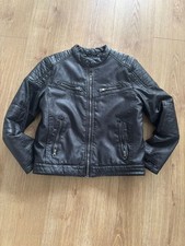 Lederjacke C&A here+there Größe 152 Unisex Jungs Mädchen, TOP Zustand