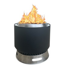 Feuerschale Feuerkorb Ø46cm, raucharm für Camping Feuerstelle Terasse Garten