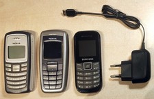 Konvolut 3 x altes Handy++NOKIA 2100, NOKIA 2600, SAMSUNG GT-E1200i