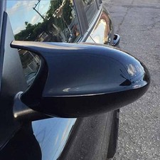 2PC Glanz Schwarz Spiegelkappen Außenspiegel Für BMW E90 E91 E92 E93 Pre-LCI DE