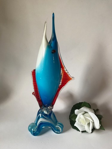 Murano glas fisch delphin - murano,