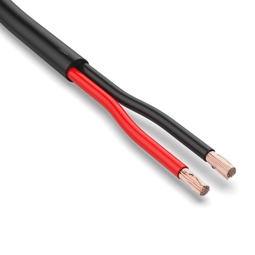 Rundkabel 2x1 meterware - rundkabel, mm²