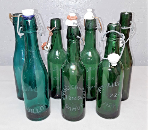 Alte glas flaschen antik leer - glas,