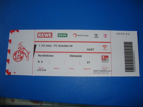 Ticket fc köln - ticket,