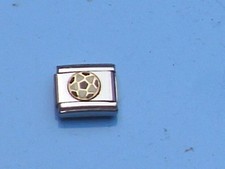 Original Nomination Gold Modul +++ ´FUSSBALL schwarz weiß +++  guter Zustand