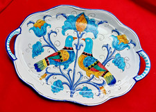 Deruta Ceramic Oval Blue Birds