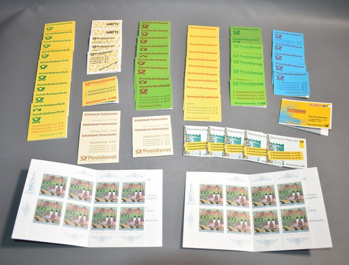 60x verschiede markenheftchen - 60x,