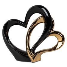 Deko Doppelherz 25 cm