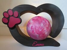 Tierurne Urne 1-35 kg Herz Kugel Holz schwarz silber pink Katze Hund 1,7 L neu