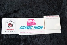 3er seltene alte Streichholzschachteln Zündholzschachtel Motorsport Porsche