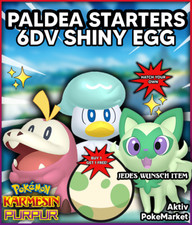PALDEA STARTERS EGGS ✨ SHINY