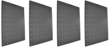 4 x Werkzeugwand Lochwand Werkstattwand Werkstatt Lochblech Metall Lochung 30 mm