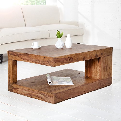 Massiver edelholz couchtisch - massiver,