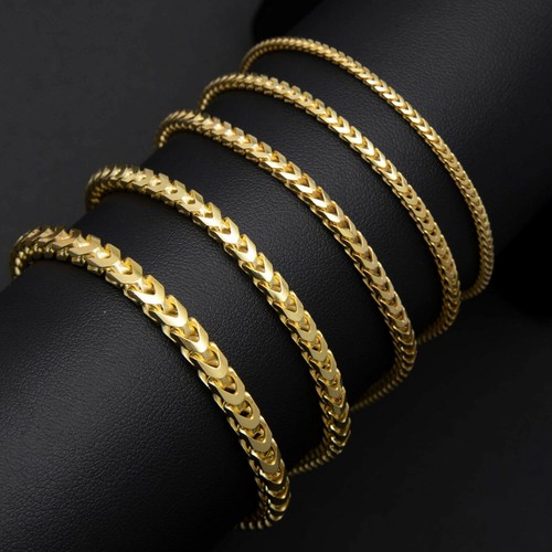 Franco kette armband - 14k, gelb