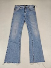 Replay WC429D Faaby mid rise flare crop Fit Stretch Damen Jeans Hose Gr. 23/26