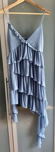 Zara kleid chiffon - chiffon, volants