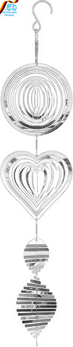 Windspiel edelstahl - 3d,