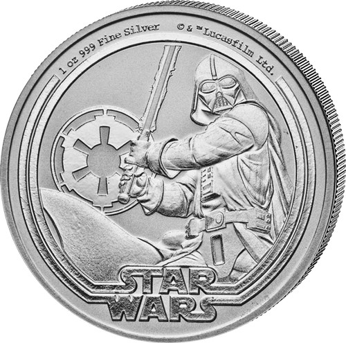 Unze silber star wars darth - 1,