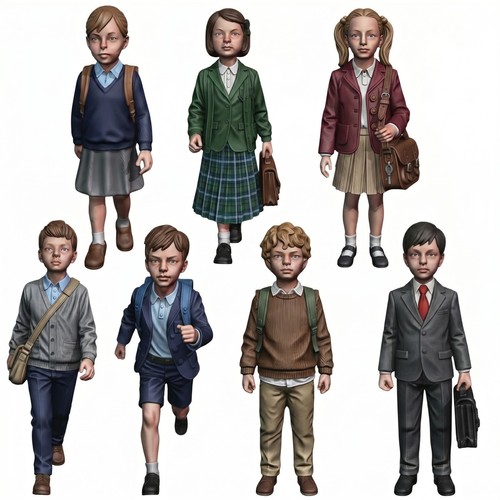 Kinder figuren set 3d druck - figuren,