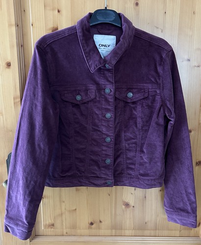 Samt jeans jacke rot - neu,