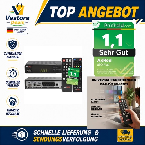 Axred s90 plus sat receiver - axred,