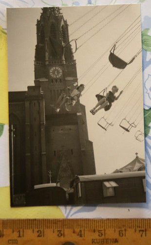 Foto 1955 kettenkarussell - foto,
