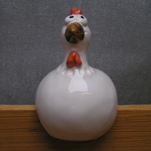 Gilde deko zaungast huhn hahn - ,