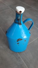 TRINKFLASCHE BLAU EMAILLE DDR