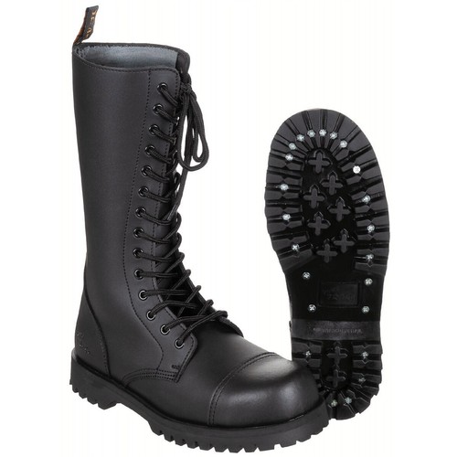 Springerstiefel schwarz oder