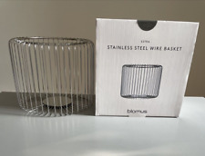 BLOMUS "ESTRA" EDELSTAHL KORB STAINLESS STEEL WIRE BASKET NEU UND OVP