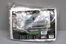 Buymax DOPPELPACK Spannbettlaken Jersey 100% Baumwolle Größe 140 x 200 cm Weiß