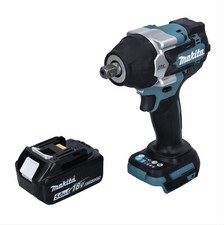  Makita DTW 701 T1 Akku Schlagschrauber 18 V 700 Nm 1/2" XPT + 1x Akku 5,0 Ah