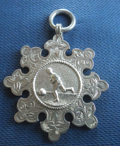 Silber fußball medaille uhr - fußball,