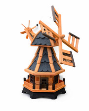 Garten Windmühle Holz 70 cm