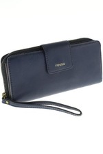 Fossil Portemonnaie Damen Geldbörse Geldbeutel Brieftasche Blau #jsm7zkw