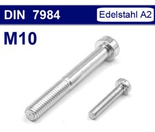 M10 Zylinderschrauben DIN 7984