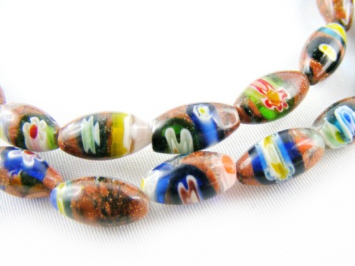 Strang aventurin glas - strang, +