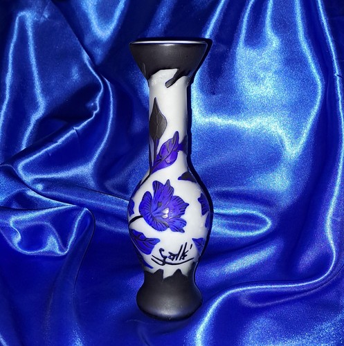 Cameo glas vase tip - cameo, gallé