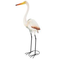 Gartenfigur Gartendekoration Kranich 87 cm Gartendeko Tierfigur Figur Skulptur