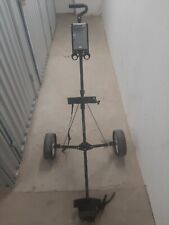 Golf Trolley Longridge Lightweight 2 Rad Faltbar Alu Schwarz gebr.=prima nutzbar