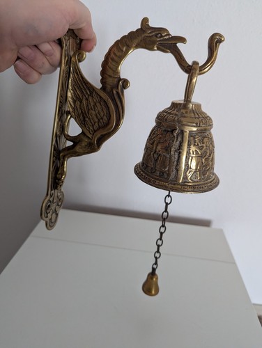 Vintage messing glocke - messing,