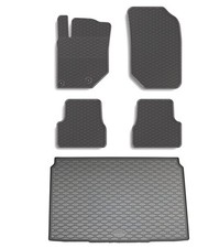 Fußmatten Kofferraumwanne für Opel Corsa F 2019- im Set Gummi Matten