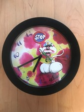 Diddl Wanduhr Uhr Polizei 90