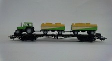 Rungenwagen mit Traktor und 2